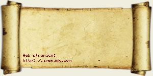 Isak Raković vizit kartica